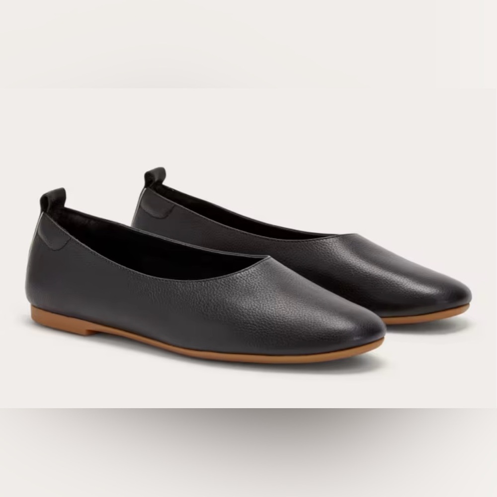 Everlane The Day Glove. Leather Black Flats. Size 9M Brand New in Box - Picture 4 of 11